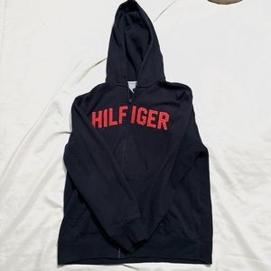 DARK BLUE TOMMY HILFIGER ZIP UP JACKET(XL)